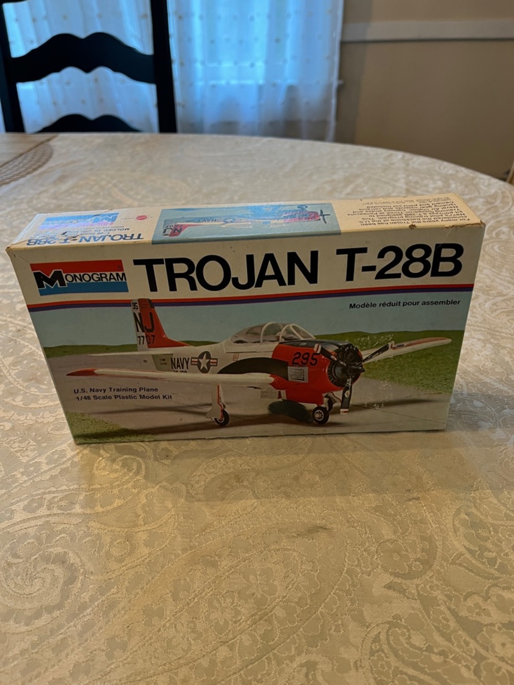 Rare 1975 Trojan T-28B Kids Building Set - US Navy Training Plane